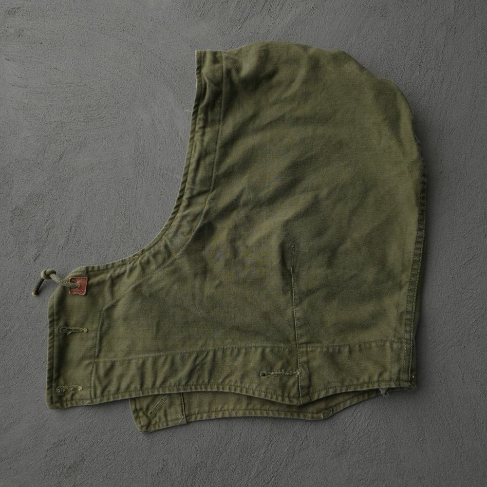 Vintage 1940s Green M-1943 Field Jacket Hood Medium Military US Army M-43 - Picture 2 of 10